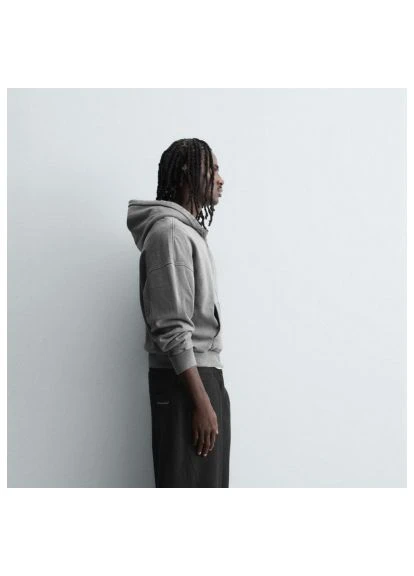 Комбинированные демисезонные брюки Zara