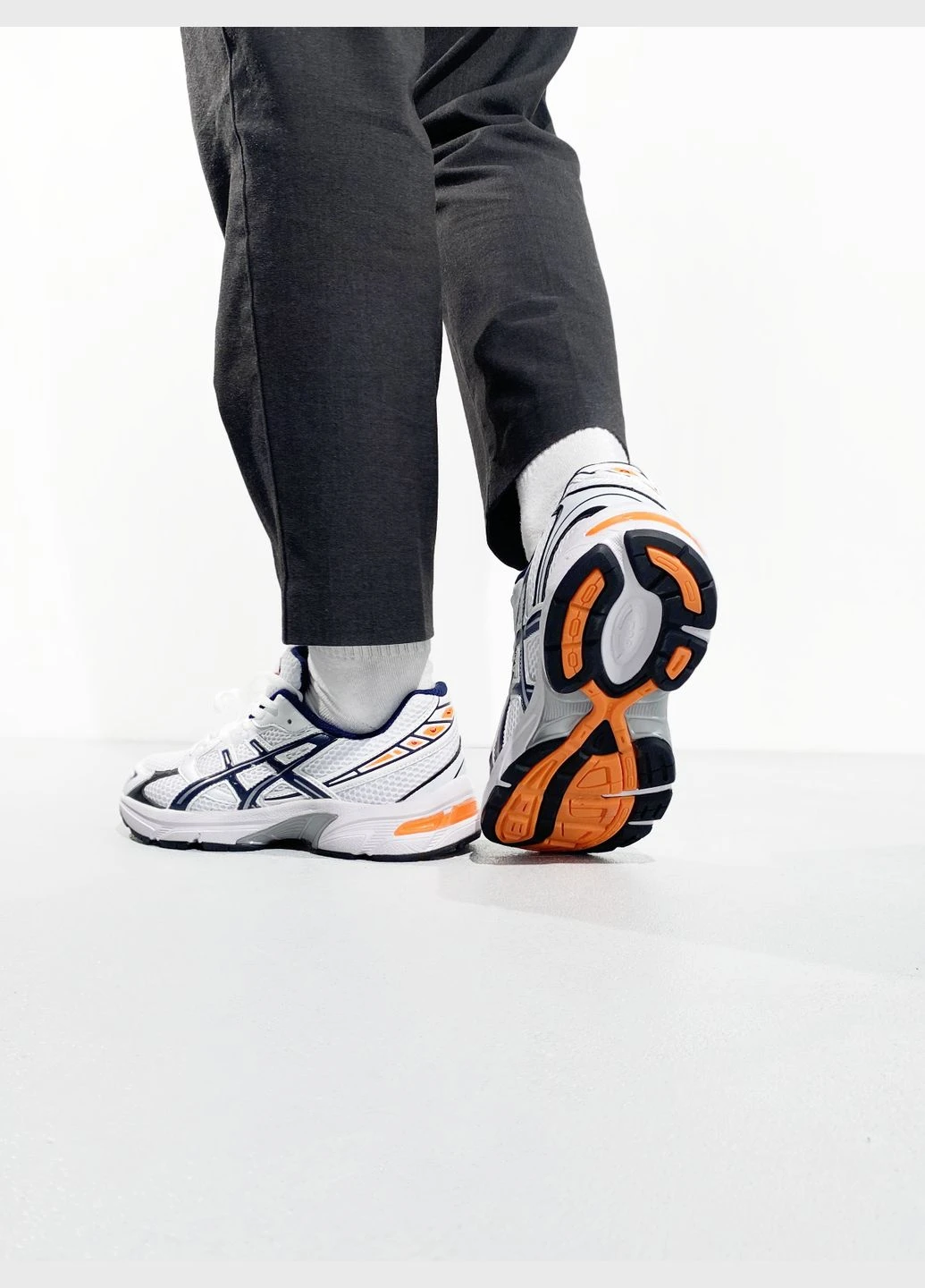 Кроссовки женские Asics Gel-1130 white black | Асикс Гель-1130 белые черные No Brand белые демисезоны (316506714)