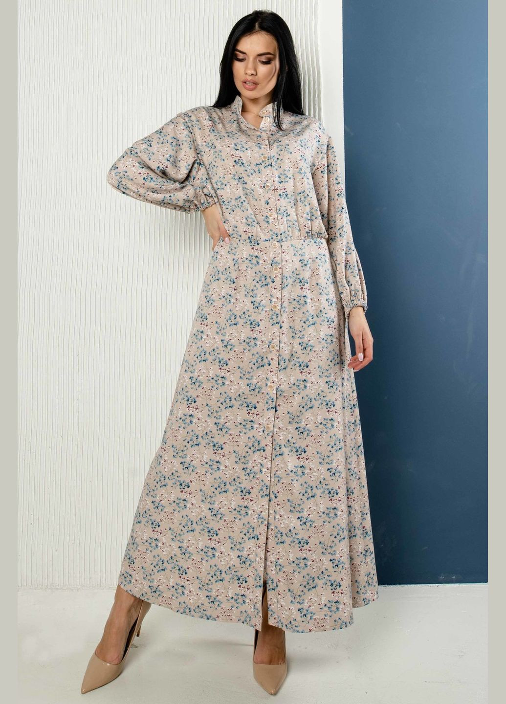 Бежевое кэжуал, праздничный, деловое платье ри мари лорелин пл 0622 RiMari