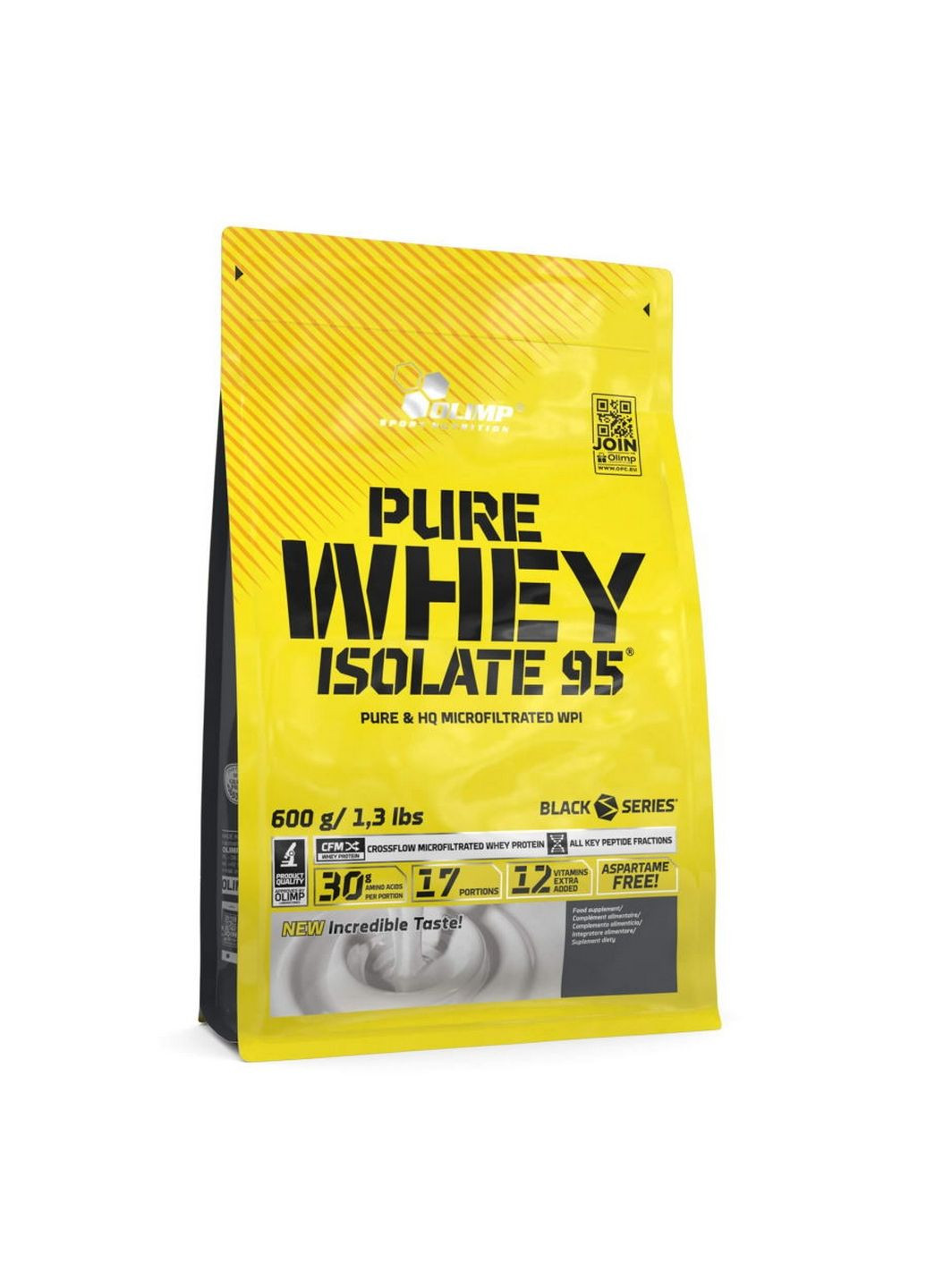 Протеин Pure Whey Isolate 95, 600 грамм Вишня-йогурт Olimp (315870599)