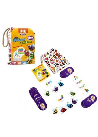Гра в мішечку "Божевільні бджоли", укр Vladi toys (372469259)