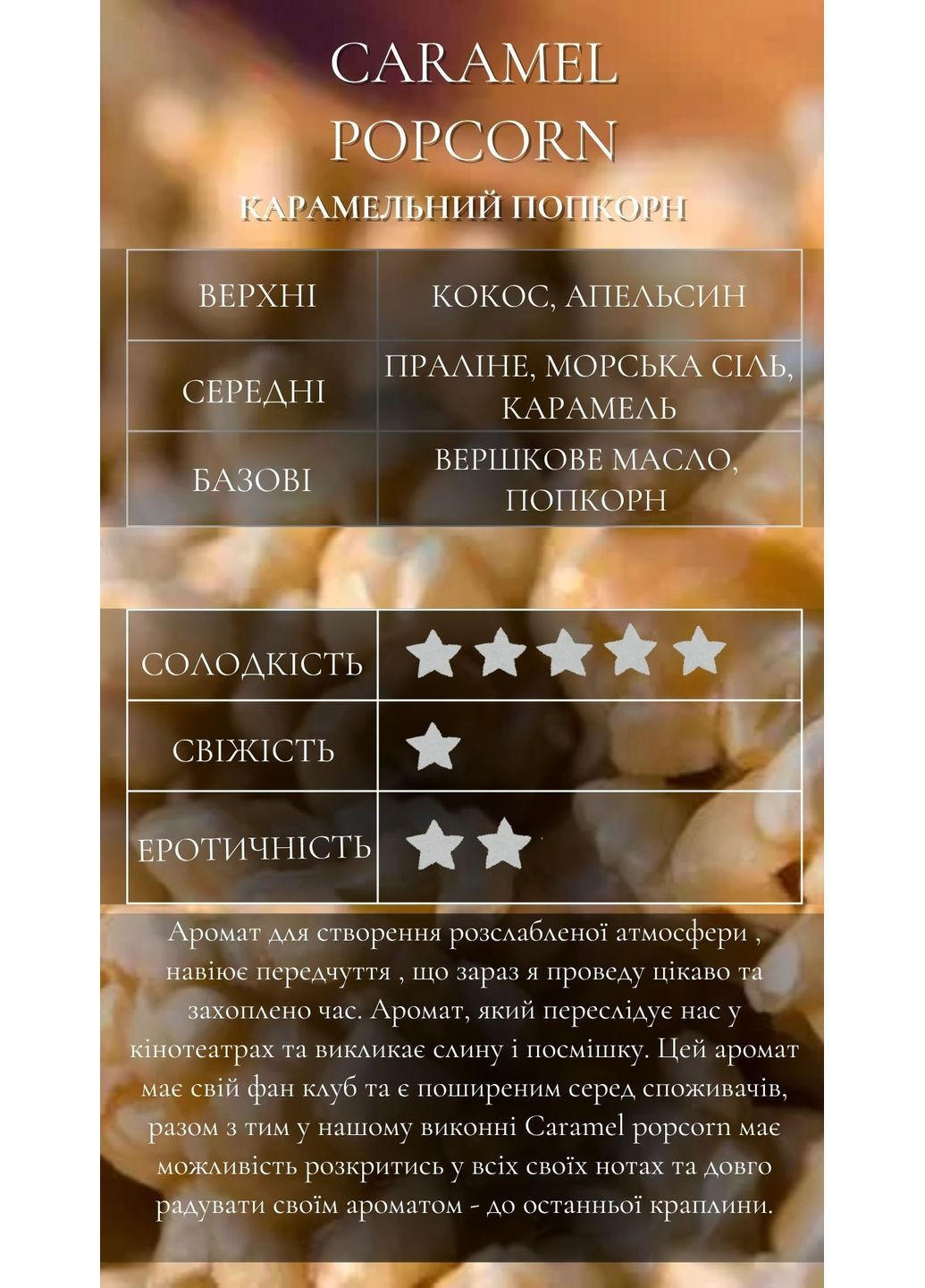 Аромадифузор КАРАМЕЛЬНЫЙ ПОПКОРН IMBREIS (363970289)