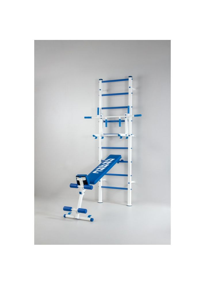 Шведська стінка Атлант Білий/Синій Ladas (362503000)