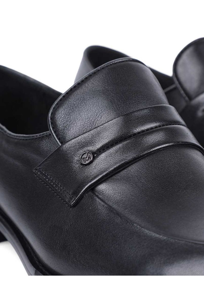 Черные мужские туфли кт1579-116-e256 черная кожа Miguel Miratez