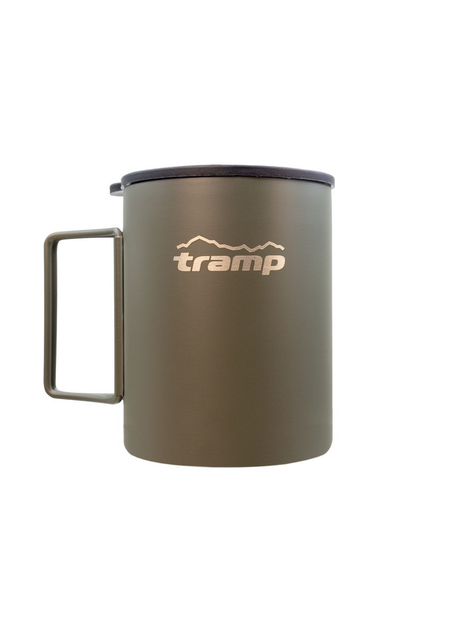 Термокружка зі складаними ручками та поїлкою 400мл UTRC-137 olive Tramp (366221314)