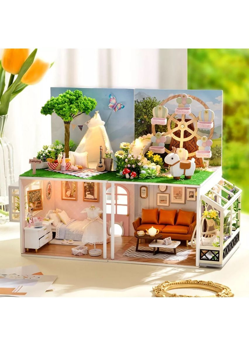 Румбокс Миниатюрный домик Summer Promise Интерьерный конструктор H-029 No Brand (362452987)