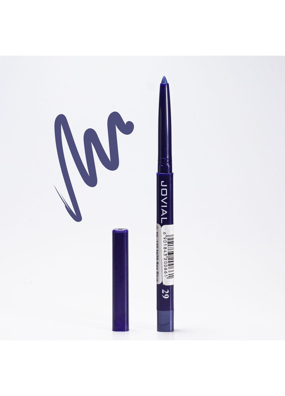 Карандаш механический с точилкой для глаз ML-120 №29 Sea blue Темно-голубой Jovial Luxe (331020959)