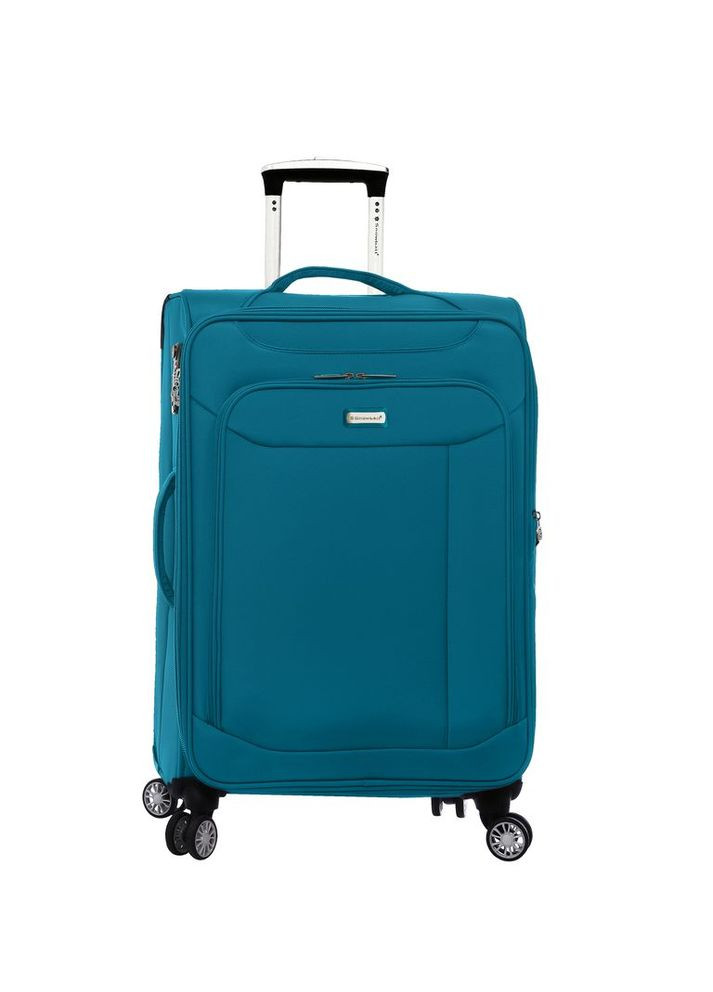 Валіза велика L тканинна 87303 79×47×31см 103+16л Бірюзова Snowball (304971177)