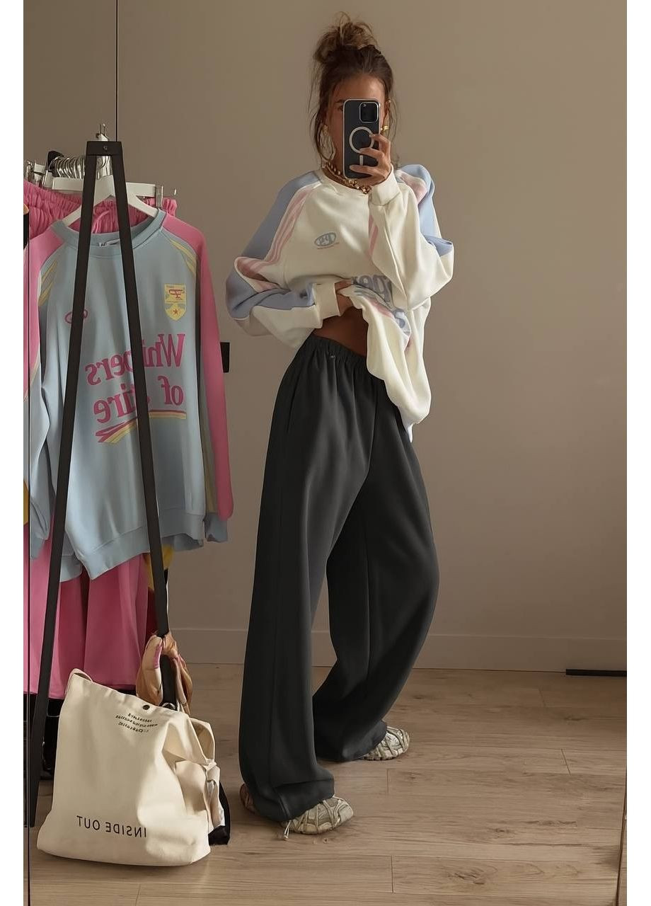 Жіночі штани кюлоти на флісі No Brand (361954118)