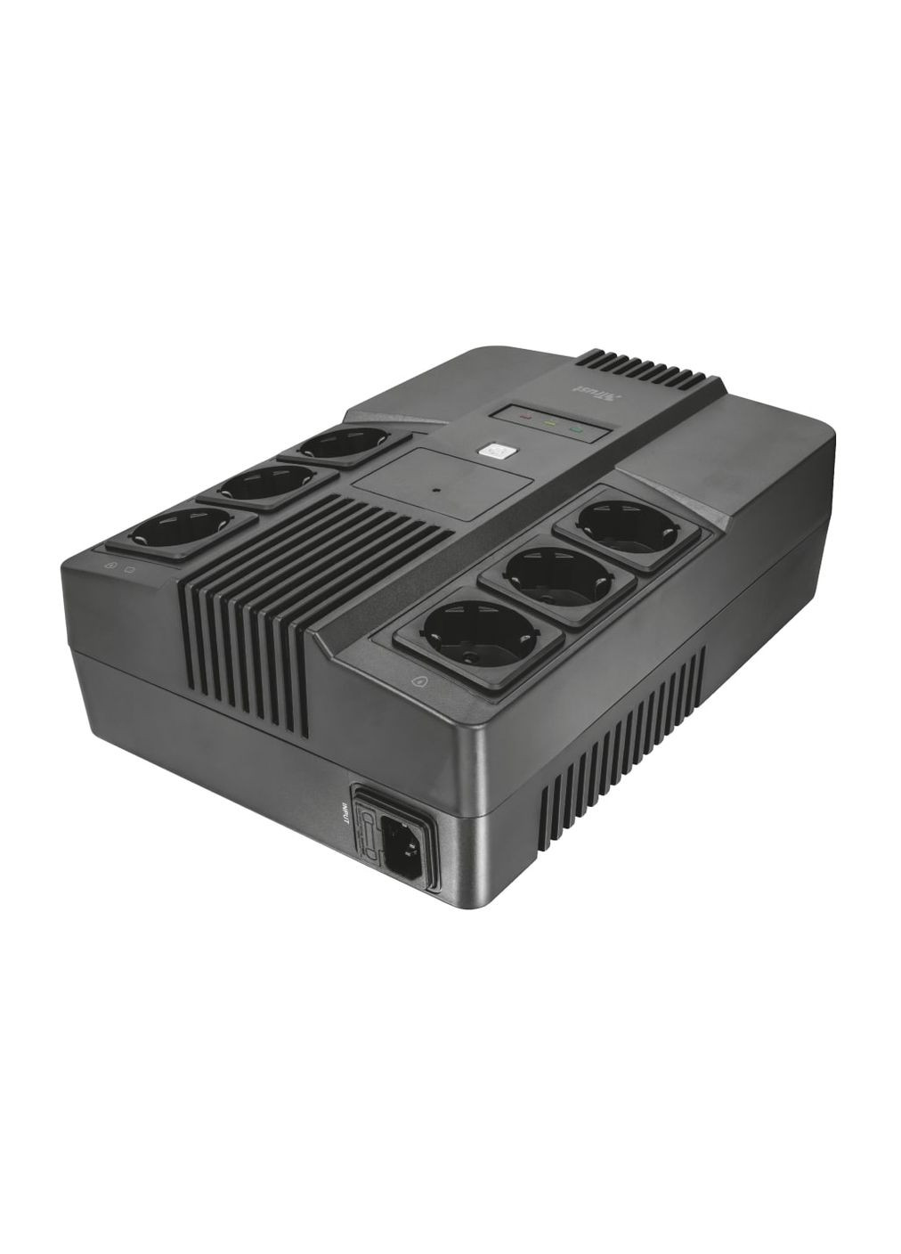 Джерело безперебійного живлення Maxxon 800VA UPS with 6 standard wall power outlets BLACK Trust (341089366)