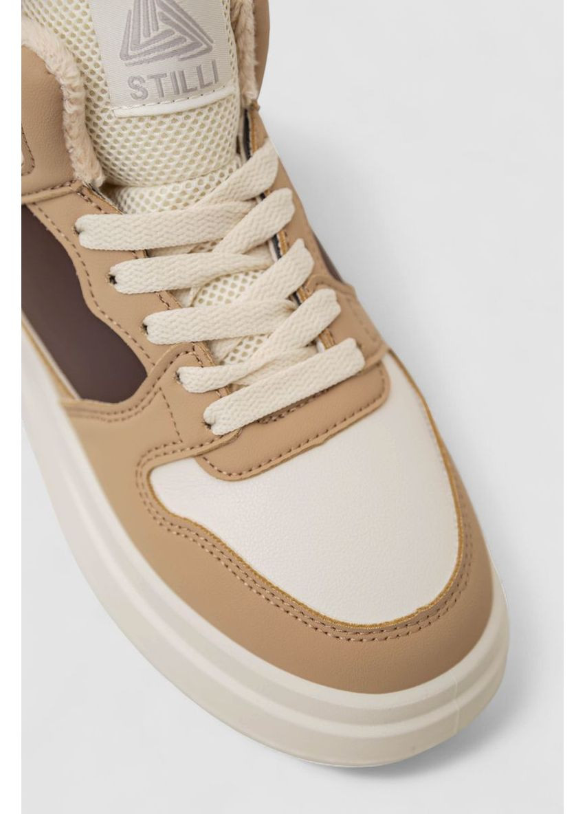 Кроссовки женские зимние на меху Sport Line коричневые зима (367179825)