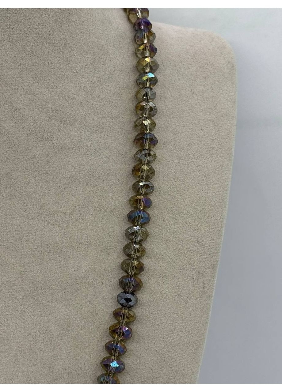 Намисто зі скла 5*8 мм 45 см Комбінований No Brand (363829820)