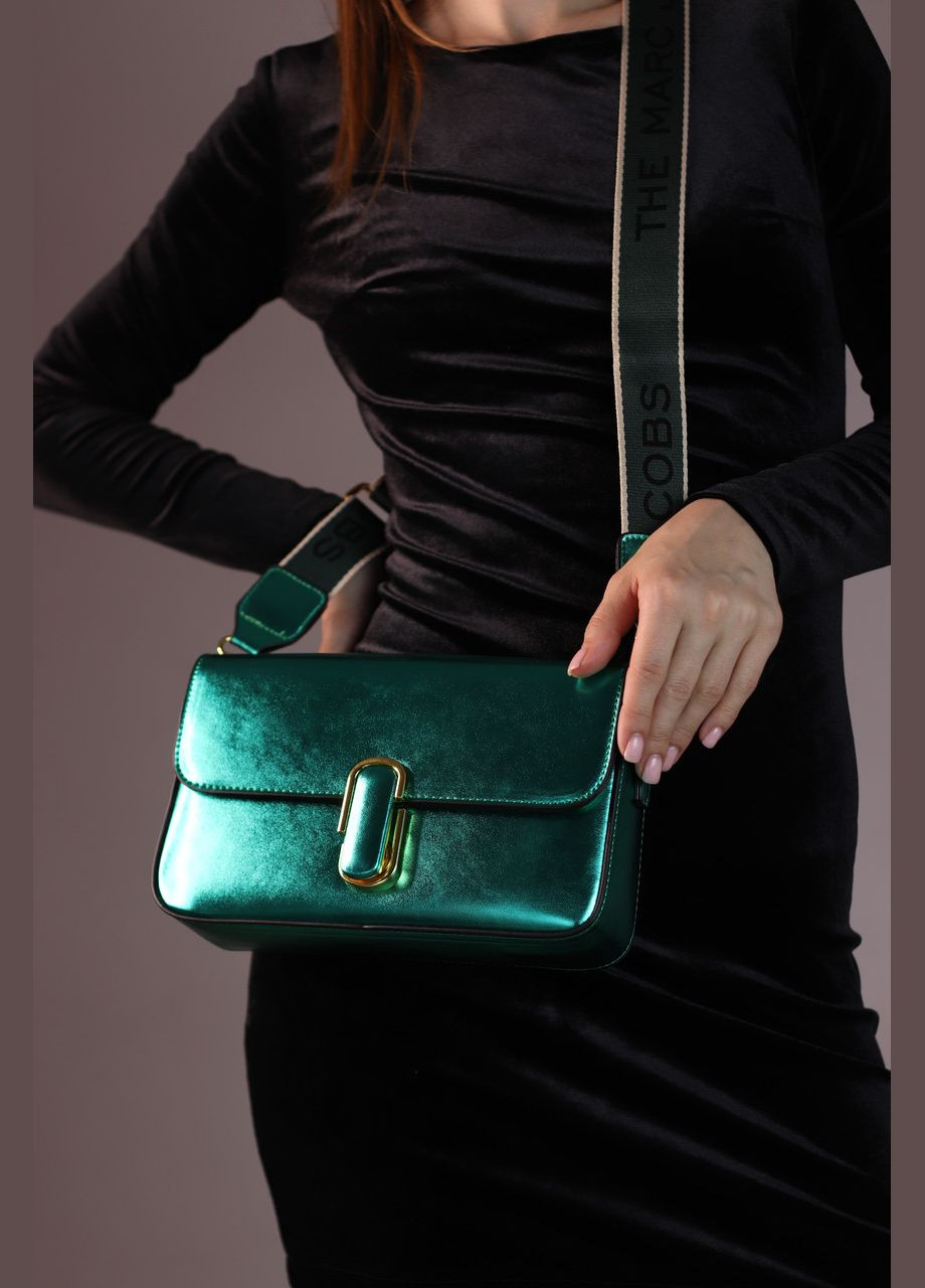 Женская сумка Marc Jacobs Shoulder green metallic, женская сумка, Марк Джейкобс, цвет зеленый металлик No Brand (307925728)