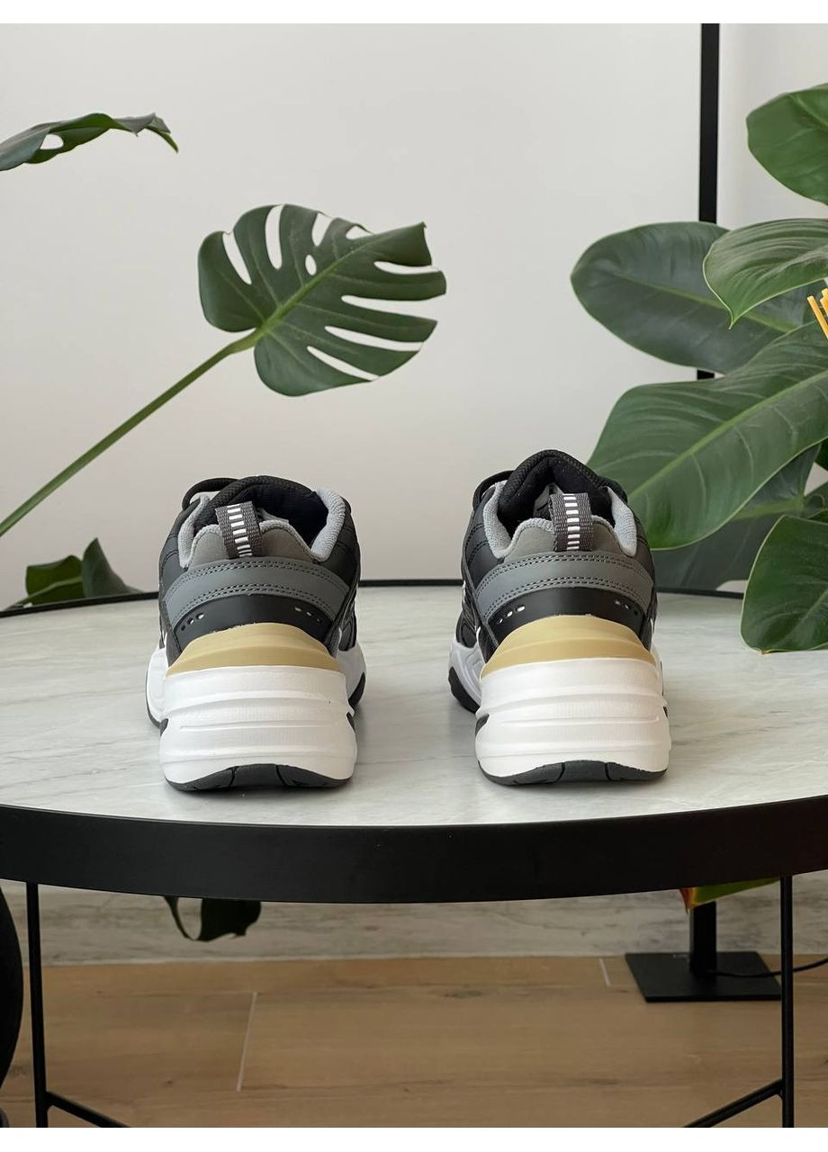 Кросівки жіночі Nike M2K Tekno Black & Plum Chalk Pink White Beige | Найк М2К Текно чорні No Brand чорні демісезони (362207180)