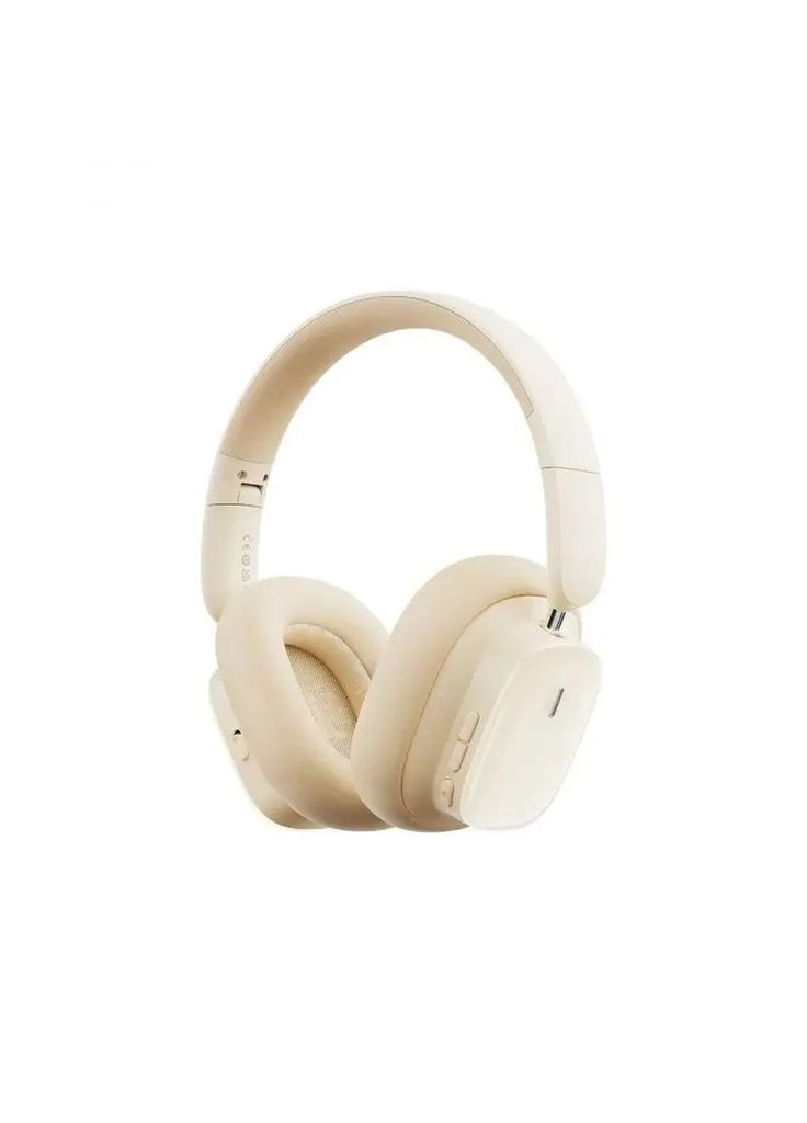 Бездротові навушники Bowie H1i NoiseCancellation Wireless Headphones повнорозмірні білі Baseus (283375185)