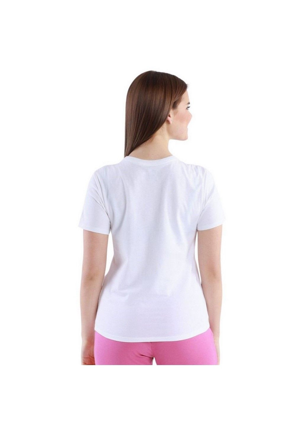 Белая летняя футболка w nsw tee essntl icn ftra dx7906-100 Nike
