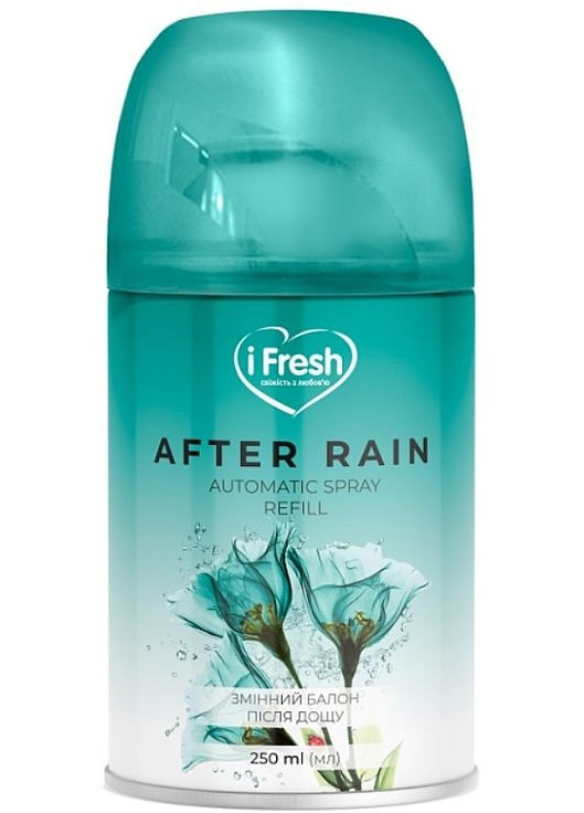 Змінний балон для автоматичного освіжувача "Після дощу" After Rain Automatic Spray Refill 250ml (1196683-137468) iFresh (368615230)