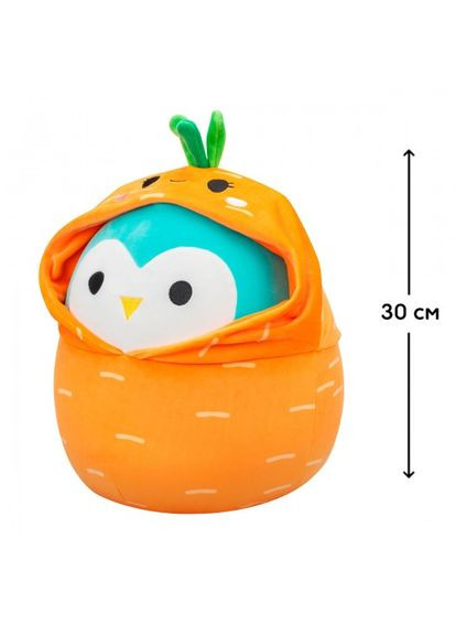 МЯГКАЯ игрушка СОВА ВИНСТОН (30 cm, в одежде) Squishmallows (316631839)