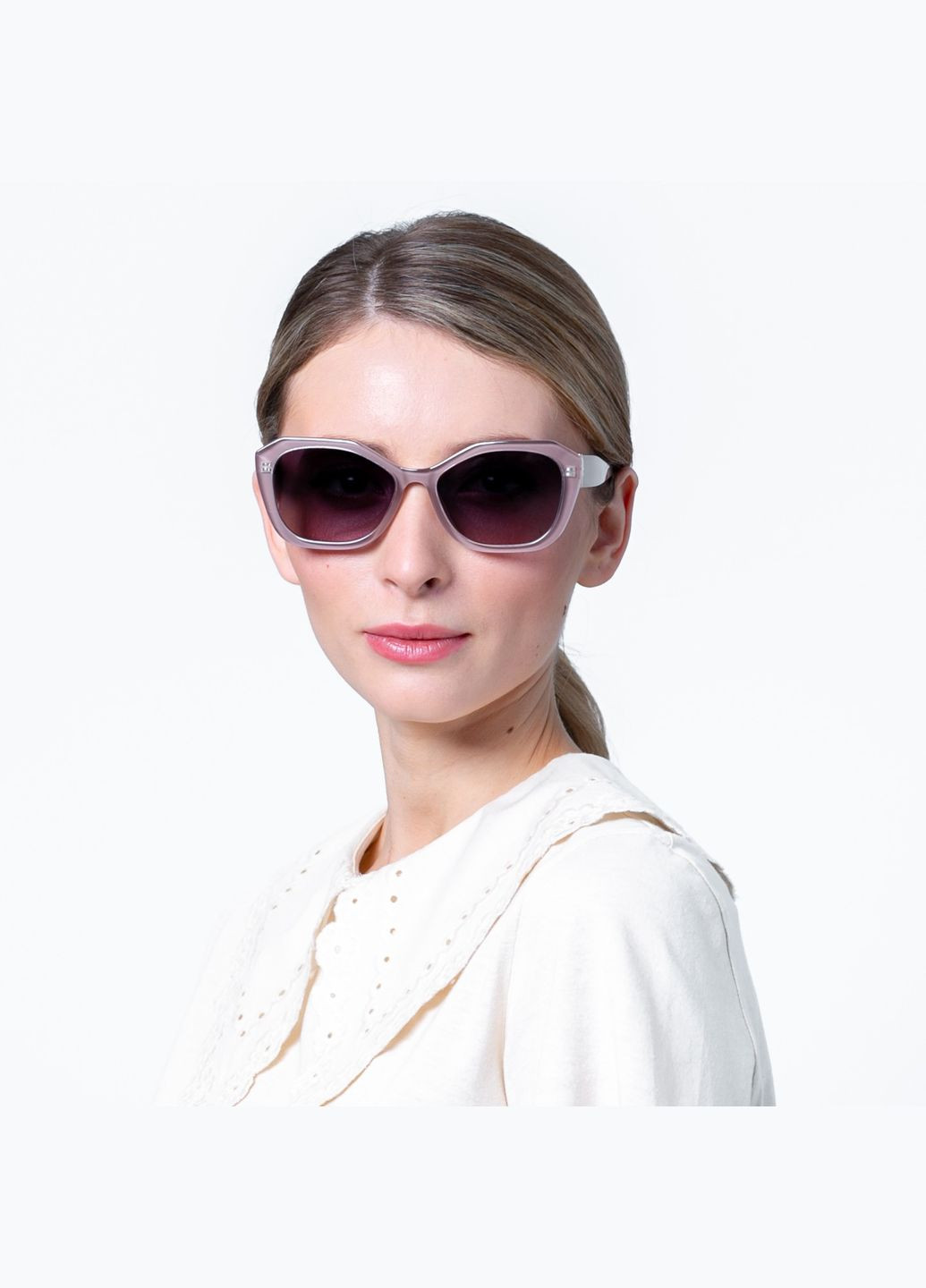 Сонцезахисні окуляри з поляризацією Фешн-класика жіночі LuckyLOOK 390-089 (289358216)