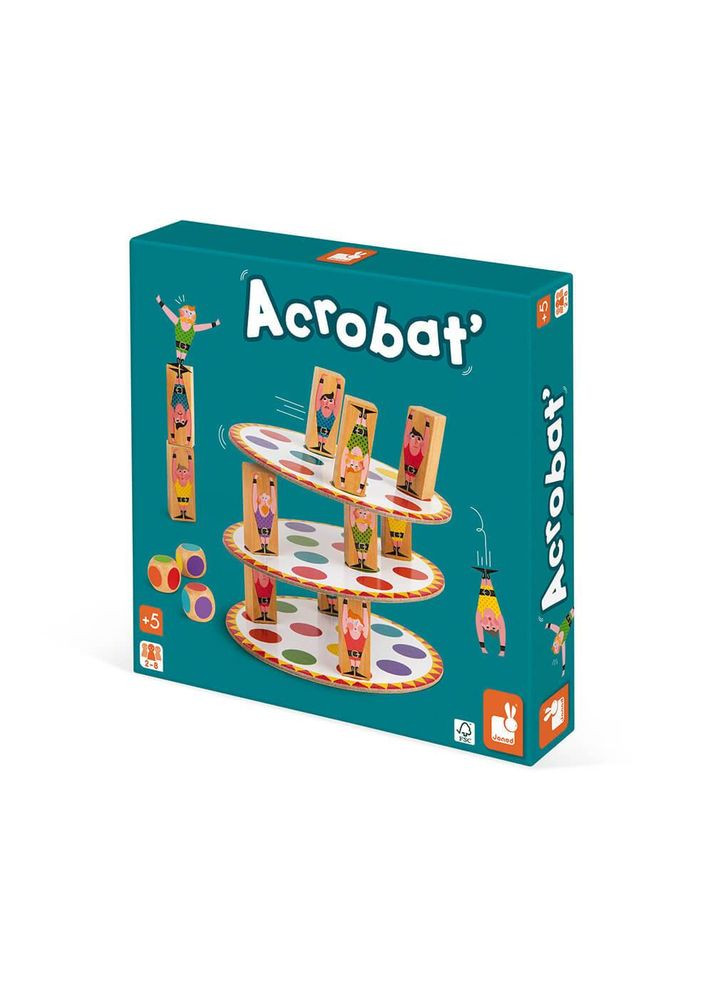 Настольная игра "Акробат" балансер J02757 Janod (366289056)
