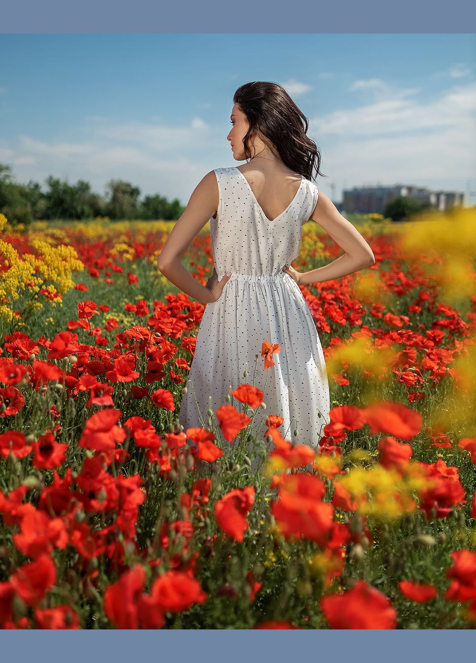 Кремова повсякденний штапельна сукня максі дзвін No Brand в смужку