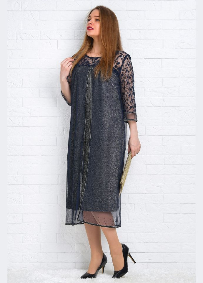 Синя плаття 14225-8 Alenka Plus