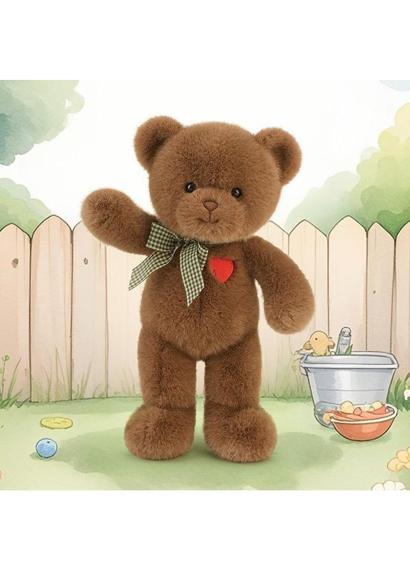 Мягкая игрушка Мишка Тедди HugsBaby, Плюшевый, 50 см, Темно-коричневый, арт. 68222 No Brand (371598224)