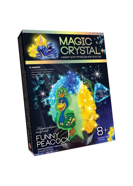 Детский набор для проведения опытов "MAGIC CRYSTAL" ОМС-01 Funny Peacock Danko Toys (302007213)