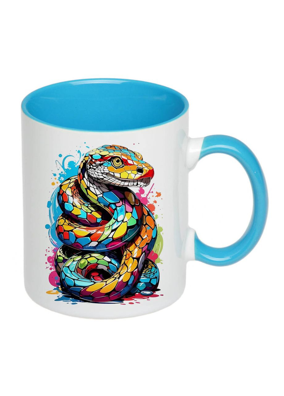 Чашка с печатью символа года "Змея" 330мл (цвет) (21273) No Brand (315336031)