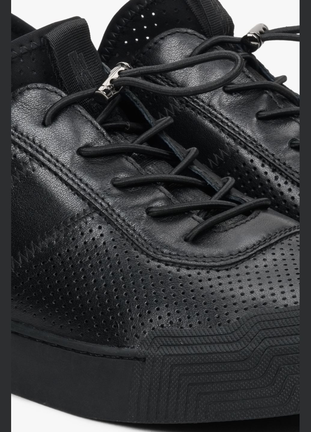 Чорні кеди низькі, колір чорний ES8