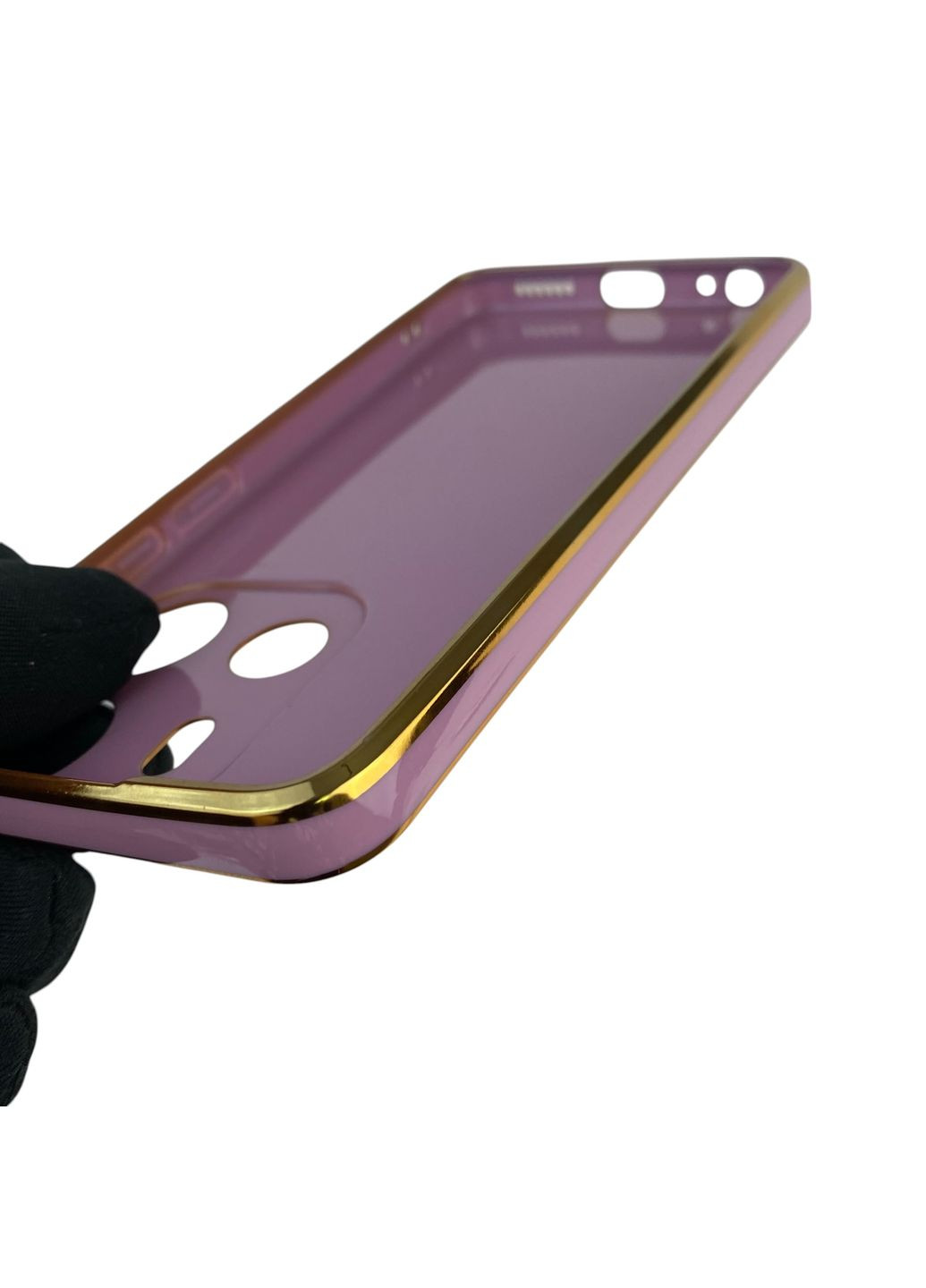 Чехол для Spark Go 2023 BF7 с кольцом MagSafe с золотой окантовкой на техно спарк го 2023 черничный gs1 Tecno (366232254)