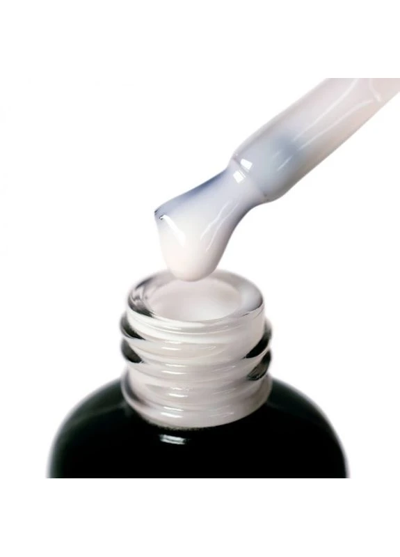 База для гель-лаку файбер УФ/ЛЕД із нейлоновими волокнами Milk White, 8 ml PNB (377188639)