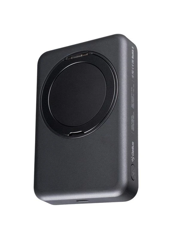 Powerbank Holdix Magnetic Wireless 15W 10000mAh GP-PBW302 (MagSafe, PD 20W, Type-C, подставка) – гарантия 12 мес Gelius (383907898)