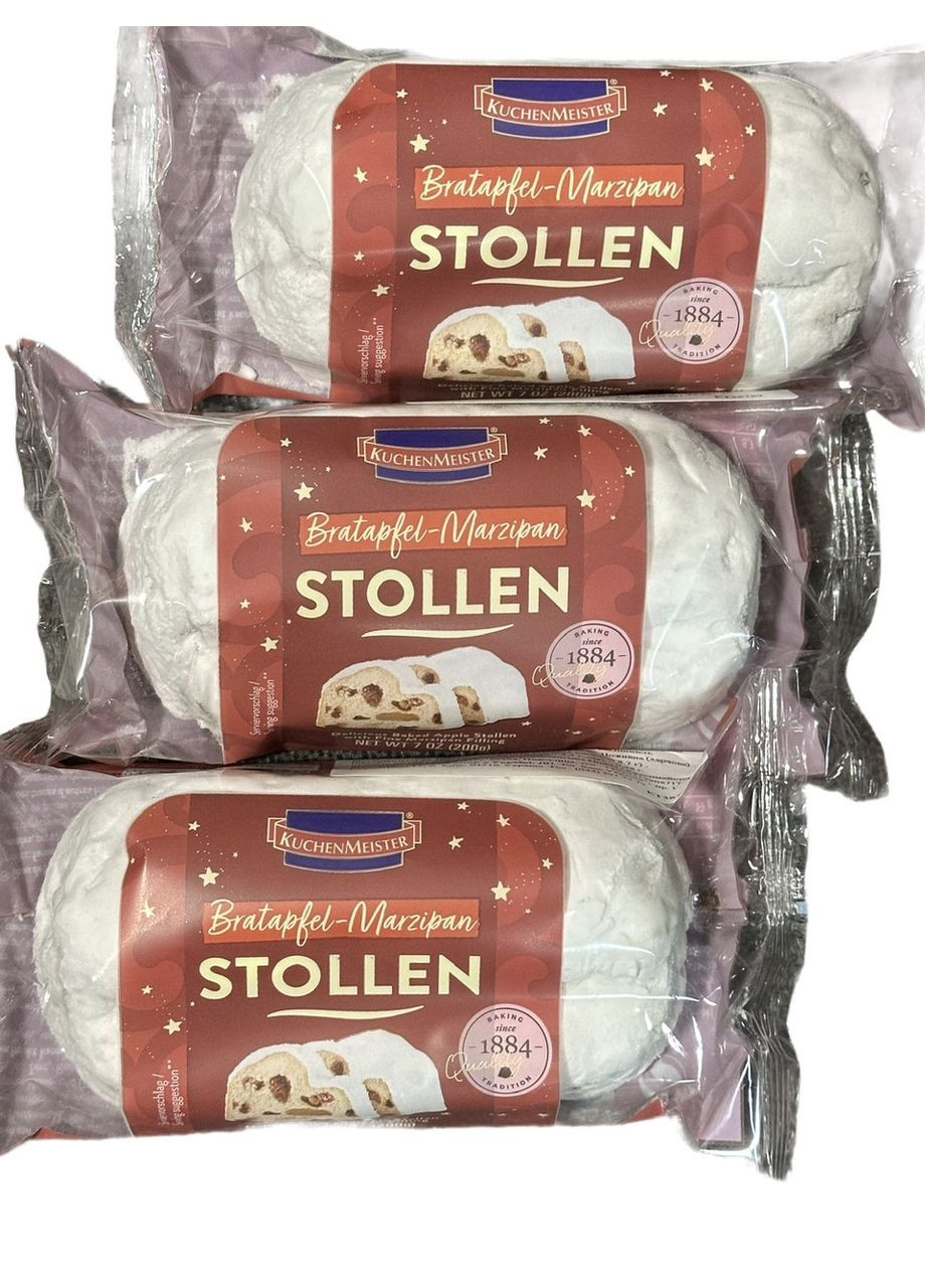 Рождественский штолен Stollen яблоко-марципан 200 г Kuchenmeister (368993361)