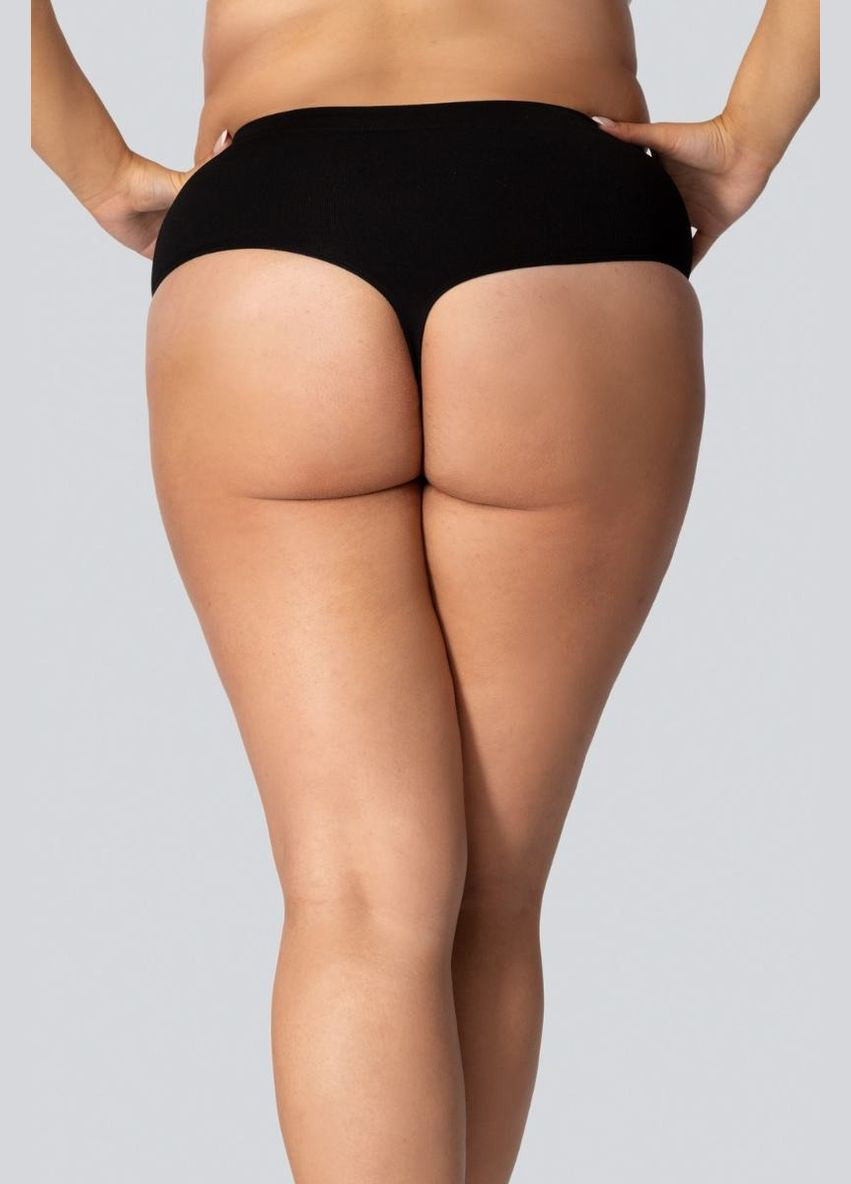 Жіночі трусики стрінги великого розміру з коригуючим ефектом queen mid-waisted smoothwear Mona (325451838)