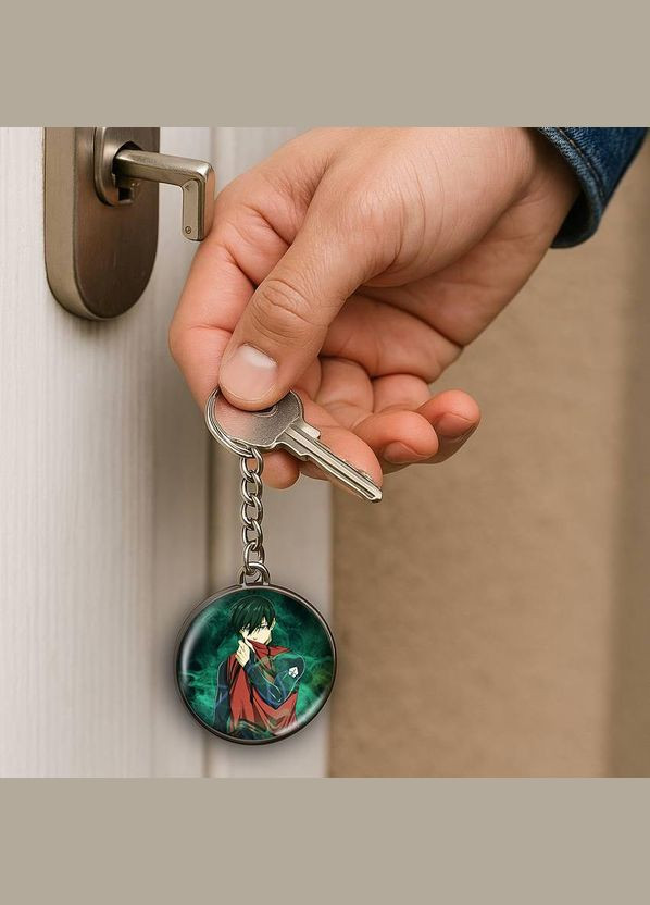 Набор подвеска (кулон) и брелок Аниме Синяя тюрьма #06 (подарочный набор) No Brand (332633890)