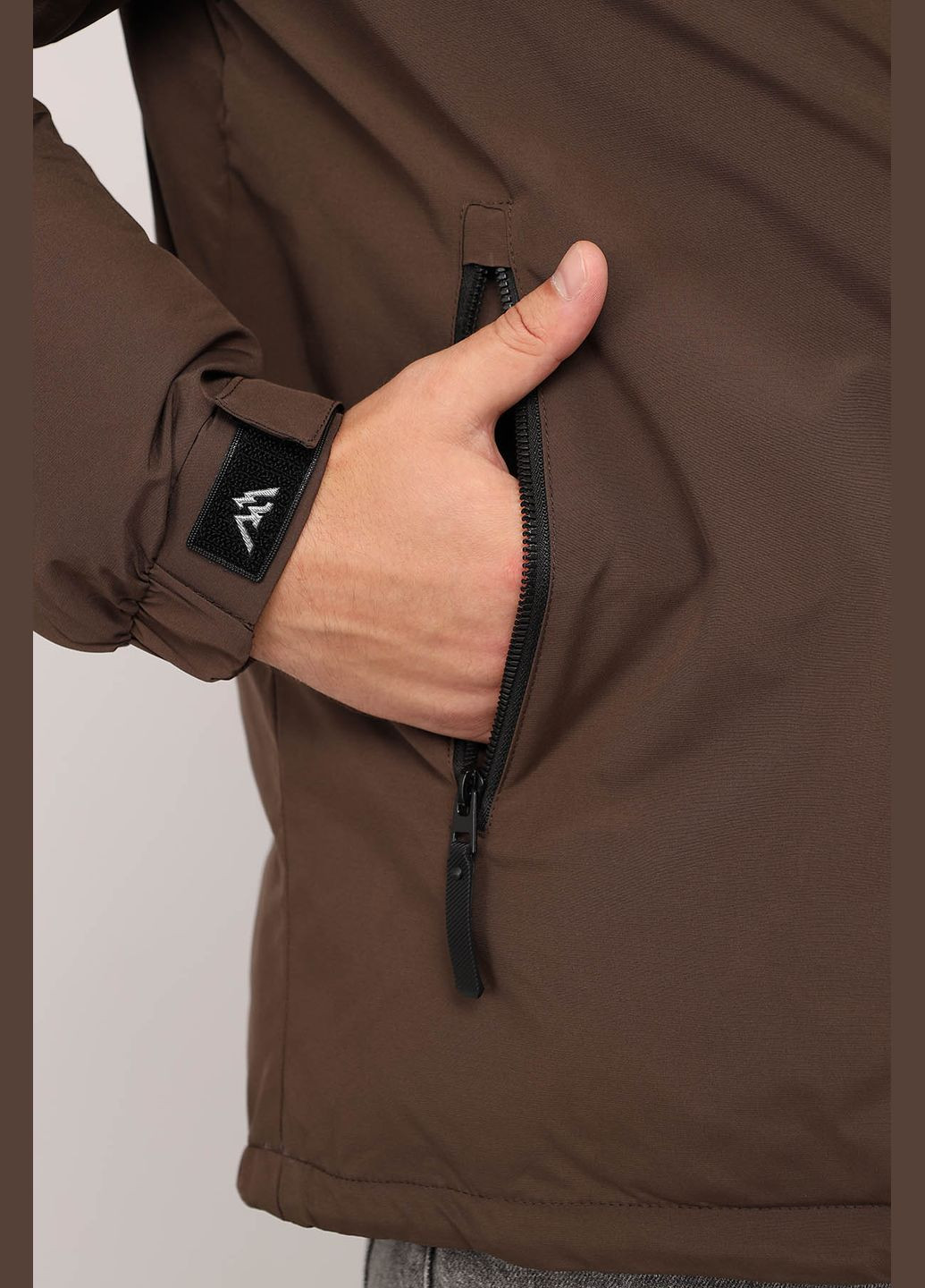Темно-коричневая зимняя куртка мужская цвет темно-коричневый cb-00276129 Yuki