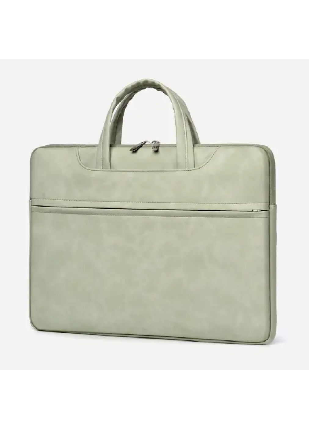 Сумка портфель с ручками ремнем для переноски хранения планшета ноутбука 15" дюймов 39.5х30.5х3 см (477106-Prob) Зеленая Unbranded (294604934)