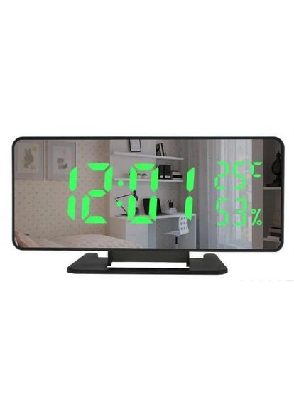 Настільний годинник електронний 888-4 світлодіодний дзеркальний із зазначенням температури вологості VST (365813359)