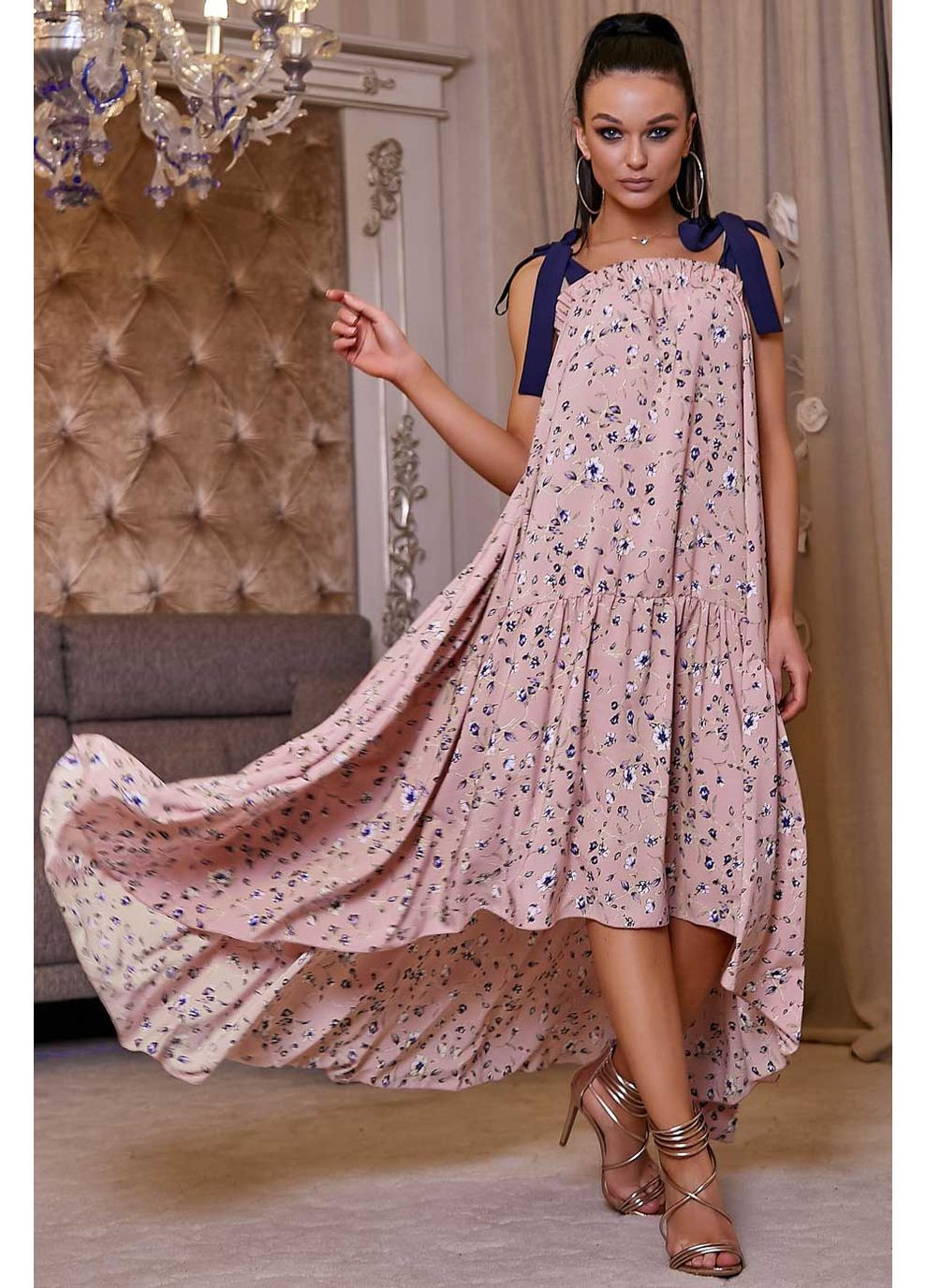 Персикова сукня-сарафан 1161.3449 Seventeen