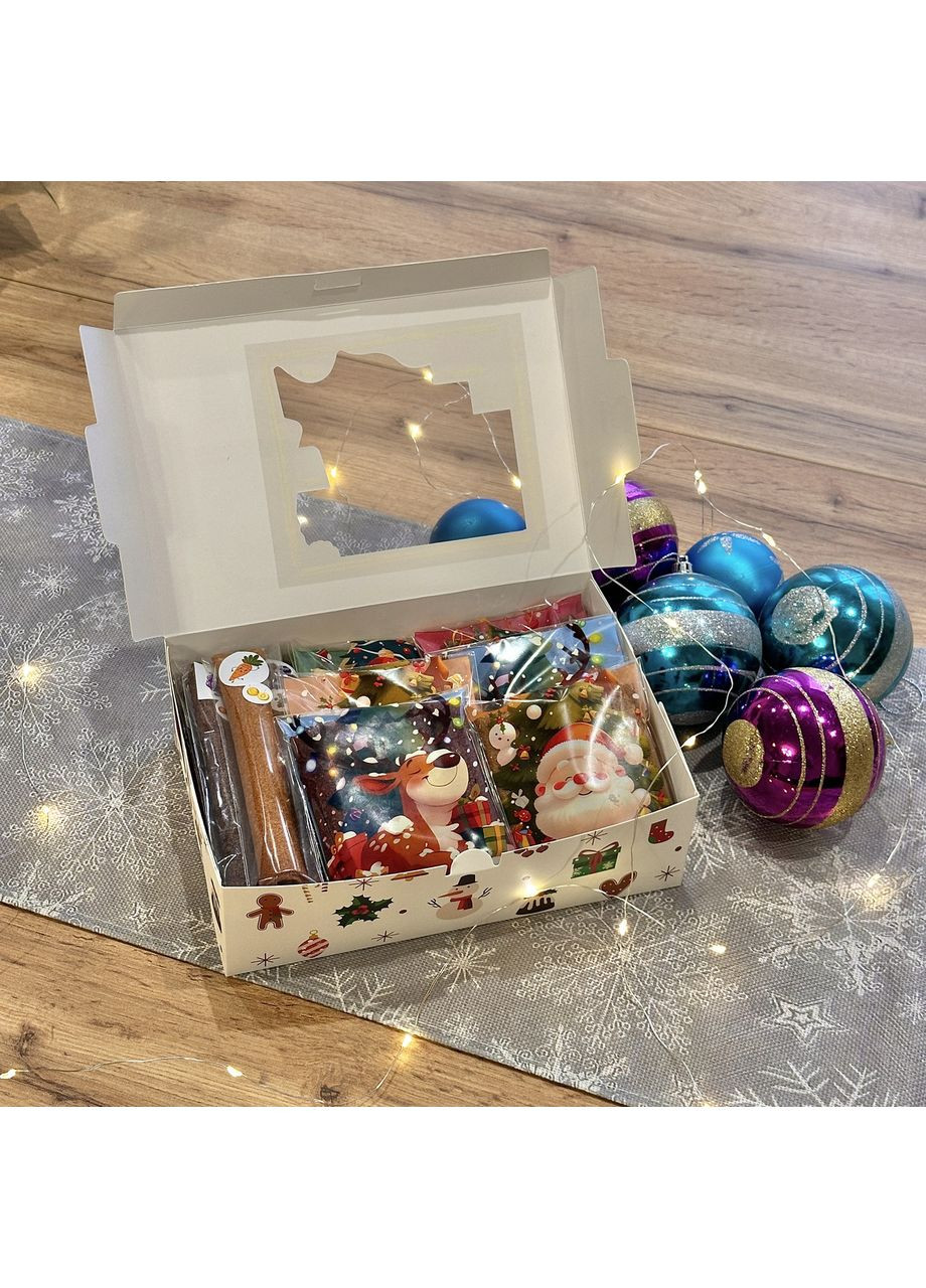 Подарочный набор пастилы "Сказка зимних праздников" - 25 фруктово-ягодных вкусов (450 г) + йогуртовая пастила + пастила с орехами No Brand (369975086)