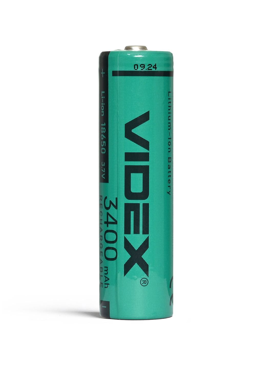 Аккумулятор 18650 Li-ion 3400 mAh 3.7V Videx Rechargeable (362532661)
