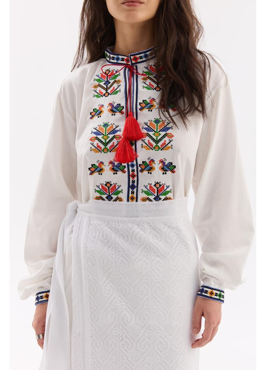 Женский вязаный фартук "Дыхание" MEREZHKA (366081693)