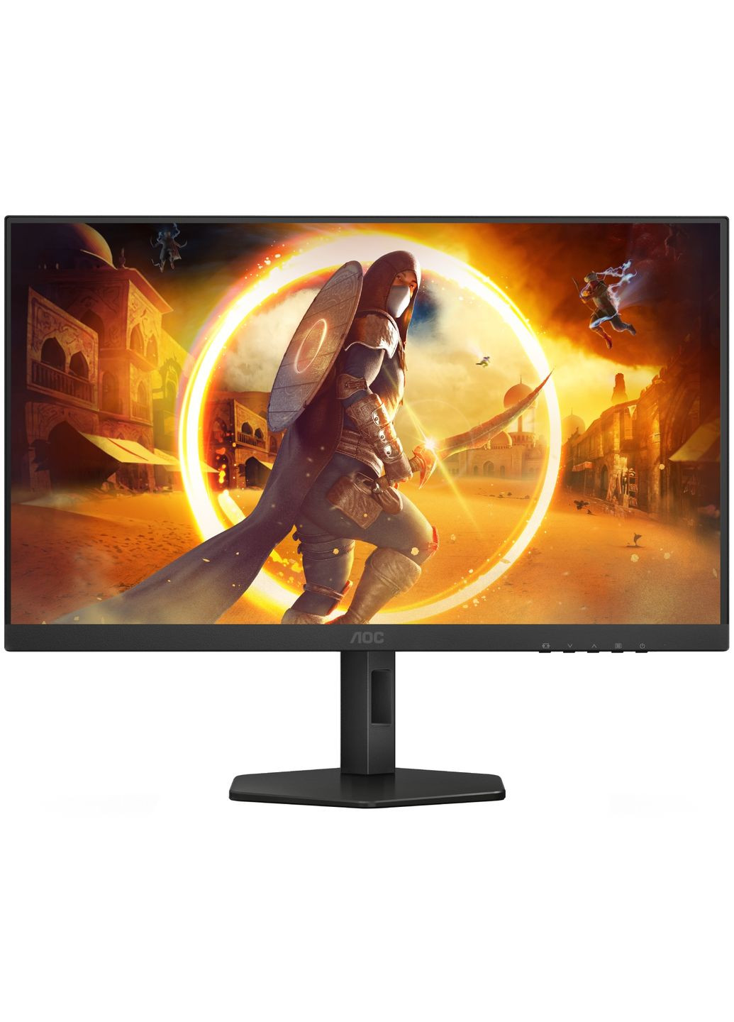 TFT 27" Q27G4XF, Fast IPS, QHD, 180Гц, 0,5мс, HDMI, DP, HAS, Pivot, чорно-сірий AOC (360393270)