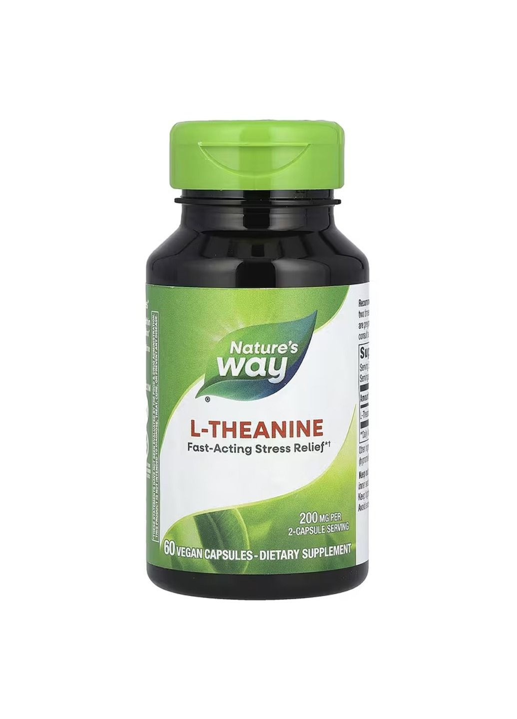 Комплекс амінокислот L-Theanine - 60 vcaps Nature's Way (364201737)