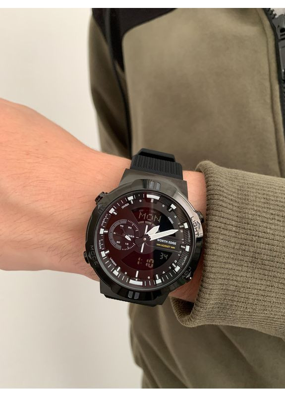 Наручний годинник чоловічий Hornet Чорний (2777) North Edge (363319028)