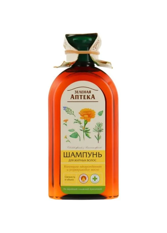 Шампунь Календула лекарственная и розмариновое масло 350 мл (4823015904974) Green Pharmacy (399283940)