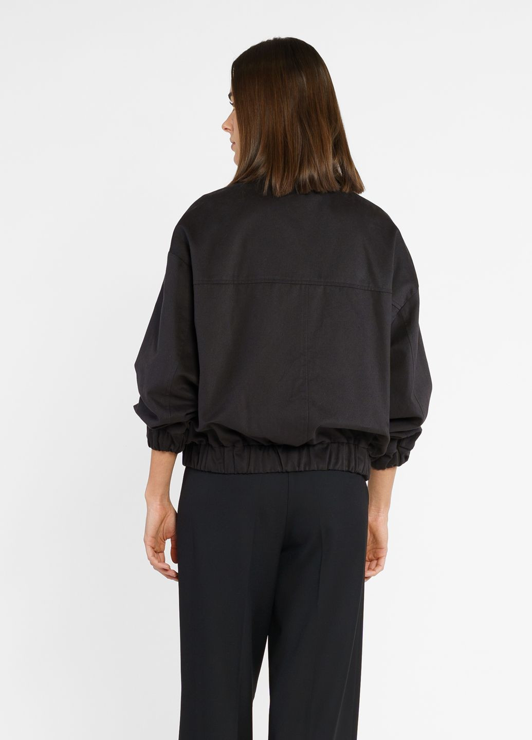 Чорна літня куртка жіноча чорна Arber Bomber jacket WOz1