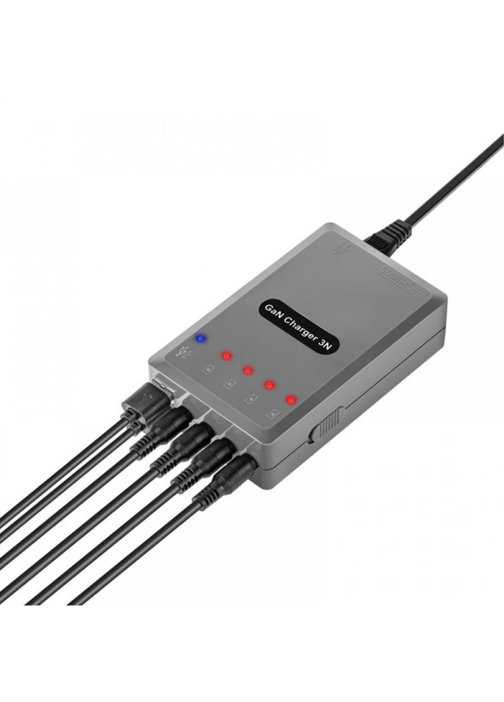 Зарядка mini 3 pro хаб 4x аккумулятора интеллектуальное 120 вт startrc No Brand (282845478)