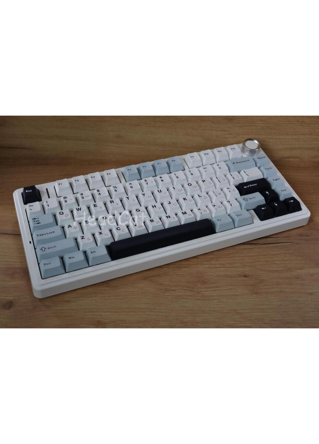 Бездротова ігрова механічна клавітура F75 Glacer blue з Українською розкладкою Aula (370202809)
